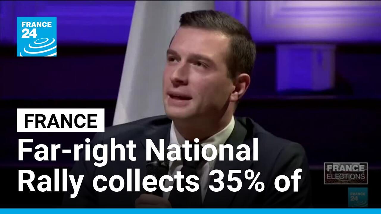 France farright National Rally collects 35 of vote intentions ahead